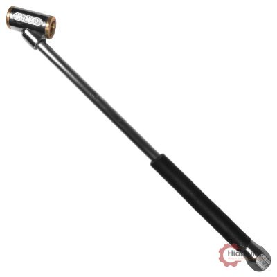 Comp. 250 mm Bico duplo p/ encher pneus (longo c/ manopla), c/ retenção, entrada