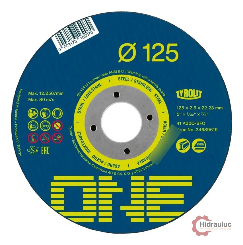 Disco de Corte Stone 115 × 1,0 × 22,2 mm