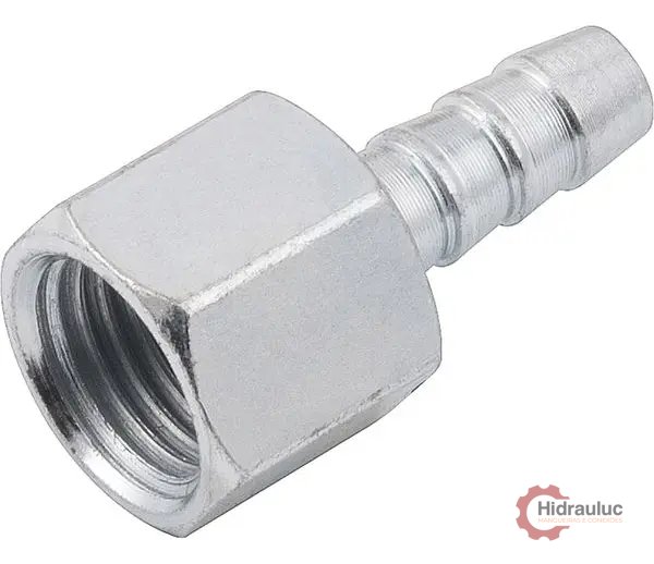 Espigão fixo rosca ¼ BSP fêmea x espiga 5/16” (Latão)