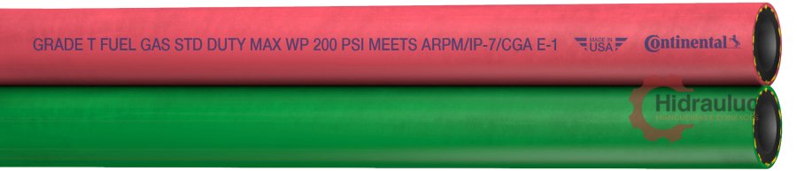 Mangueira Continental Twin-Line VD/VM Grade T 1/4" (Rolo 152 m)