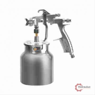 Pistola baixa produção – corpo, caneca e tampa metálicos