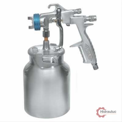 Pistola p/ pintura - p/ tanque de pressão - bico 1,2 mm inox