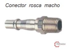 RF > CONECTOR 1/4" PARA ENGATE DE SEGURANÇA TRAVAMENTO DUPLO