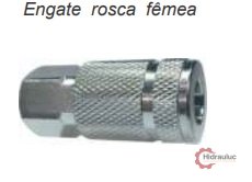 RF ENGATE ESFERAS PASSAGEM DE AR 1/4" - AÇO NIQUELADO 1/2" NPT