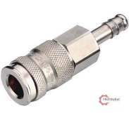 RF > ENGATE RÁPIDO DE SEGURANÇA PNEUMÁTICO PASSAGEM DE AR 1/4 " - · TRAVAMENTO DUPLO