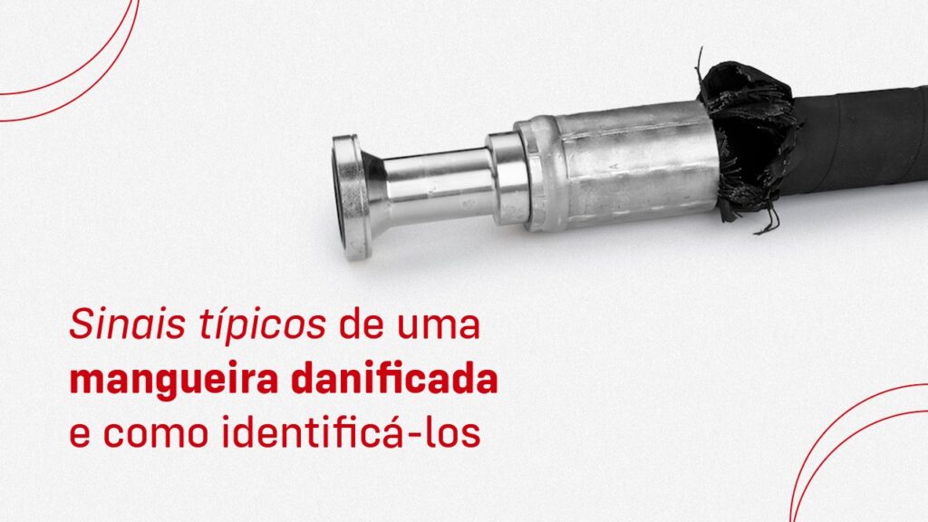 Sinais típicos de uma mangueira danificada e como identificá-los