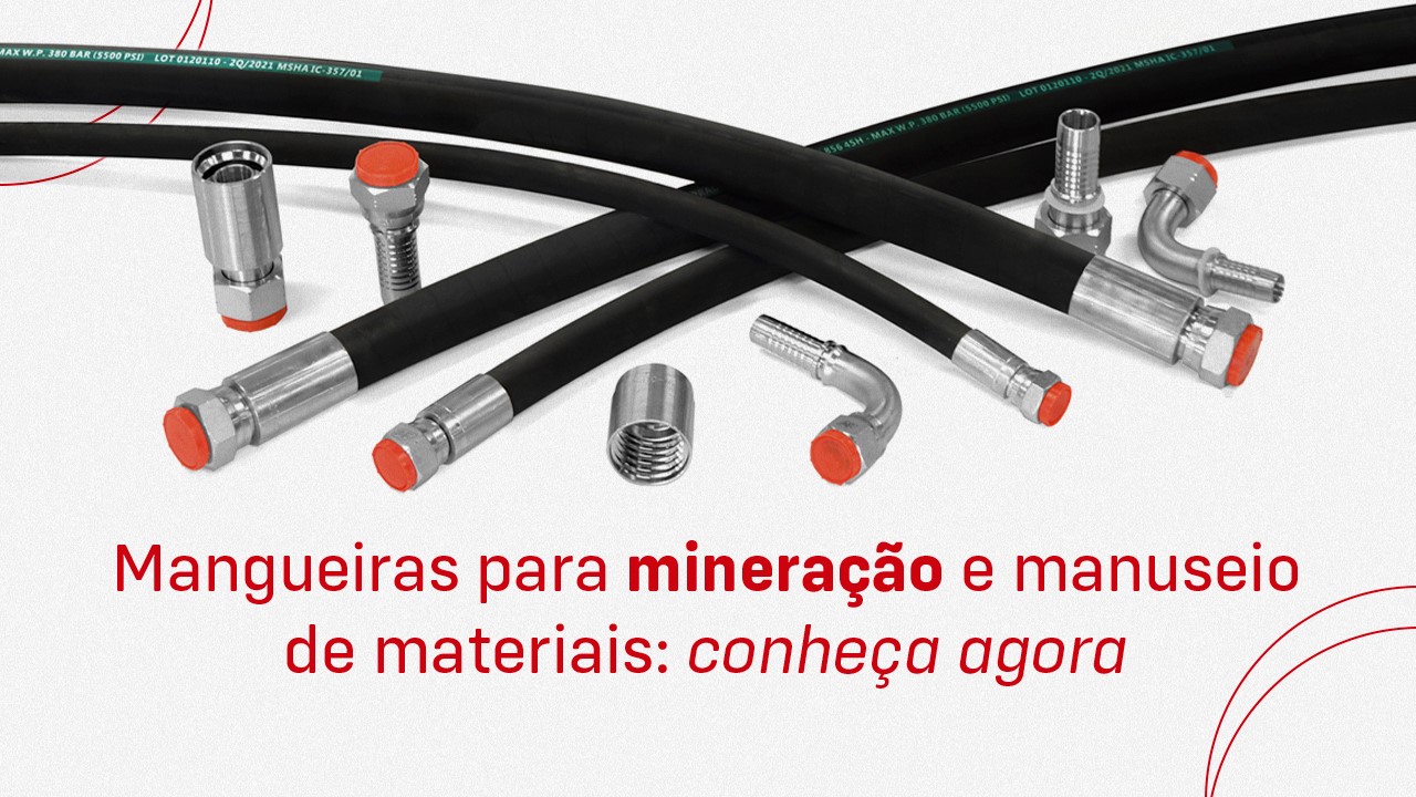 Mangueiras para mineração e manuseio de materiais