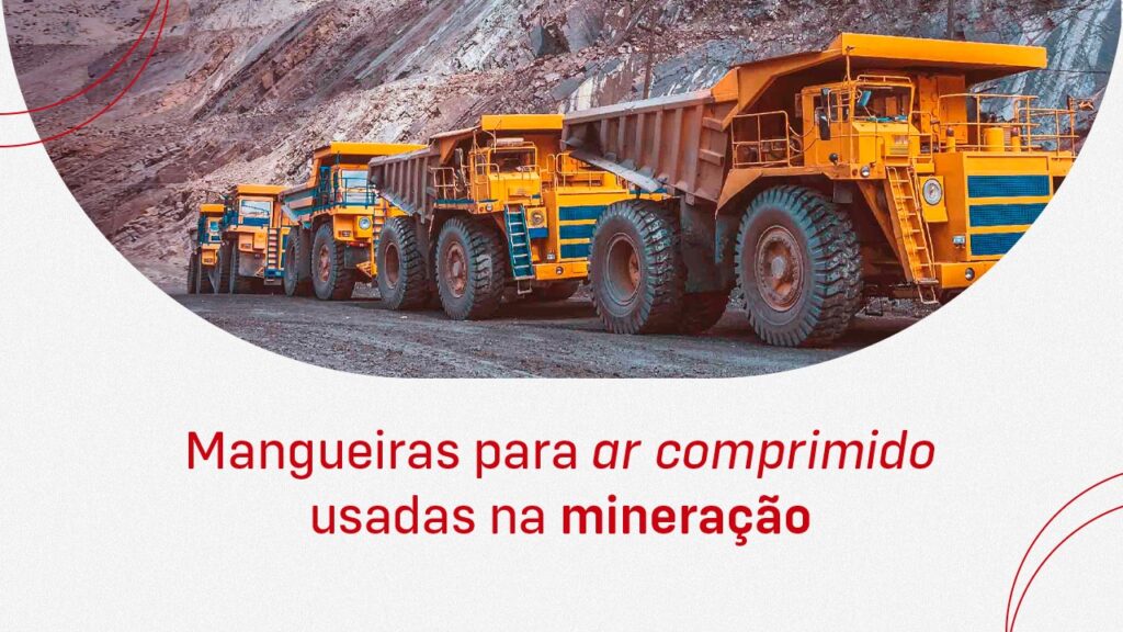 Mangueiras de comprimido usadas na mineração